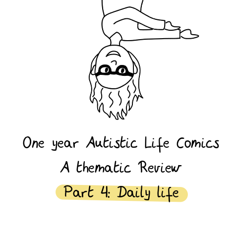 Sketchnote of Comics about daily life as an autistic
